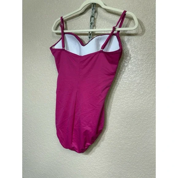 Miraclesuit one piece swimsuit Hot Pink size 12 - Picture 3 of 7